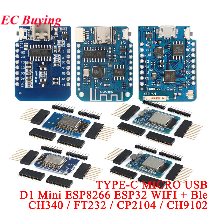 D1 Mini Pro - 10Pcs/1pc WeMos LOLIN D1 미니 프로