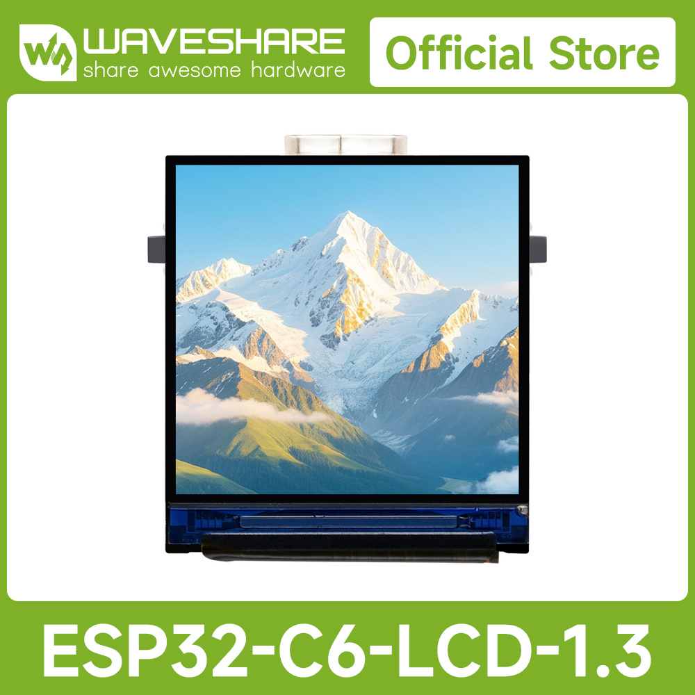 Waveshare Esp32 - Waveshare ESP32-C6 1.3인치 LCD 디스플레이 개발