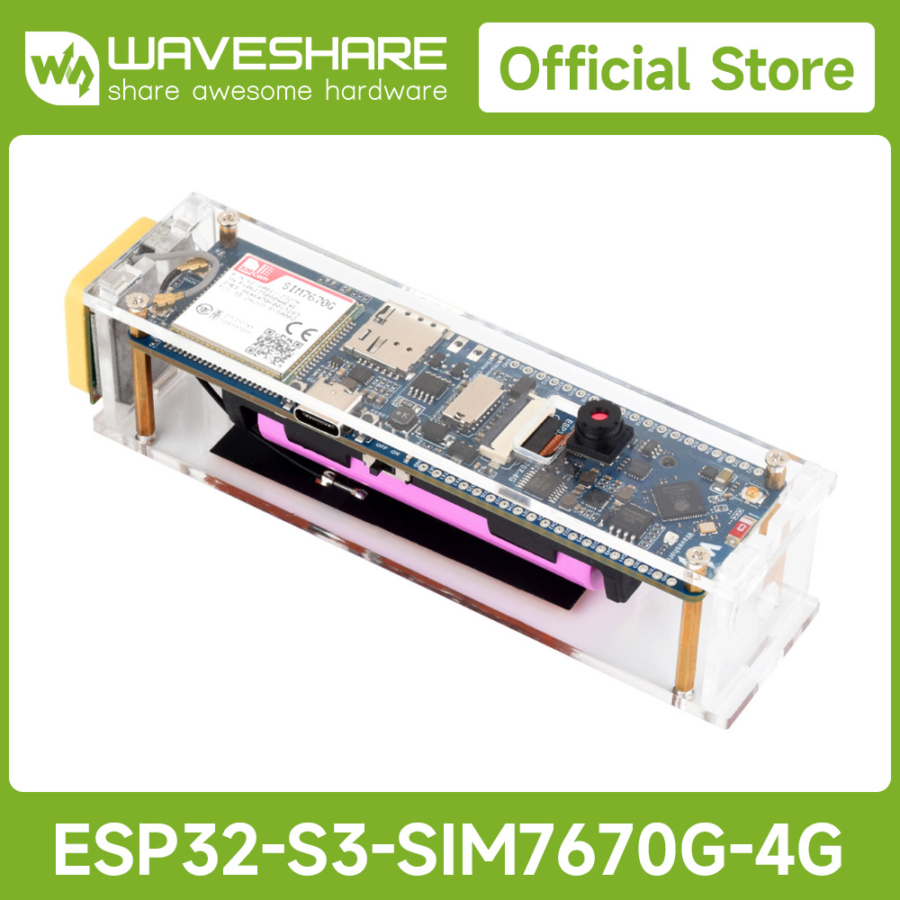 Lolin S3 - Waveshare ESP32-S3 SIM7670G 4G 개발 보드,