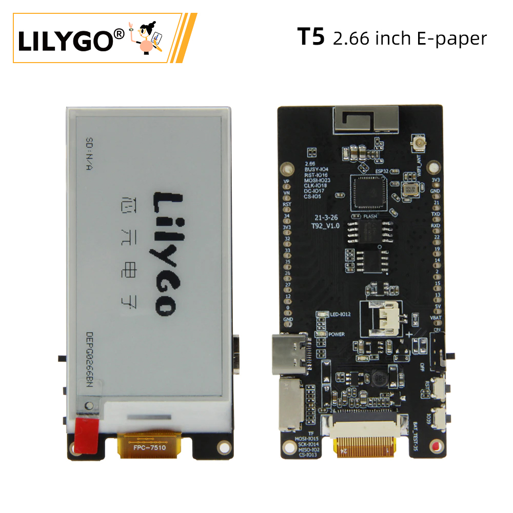 Ttgo T Watch - LILYGO® TTGO T5 2.66-Inch E-Paper 2.66