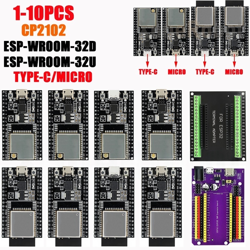 Devkitc - 1-10PCS ESP32-DevKitC 코어 보드 TYPE-C/MICRO ESP32