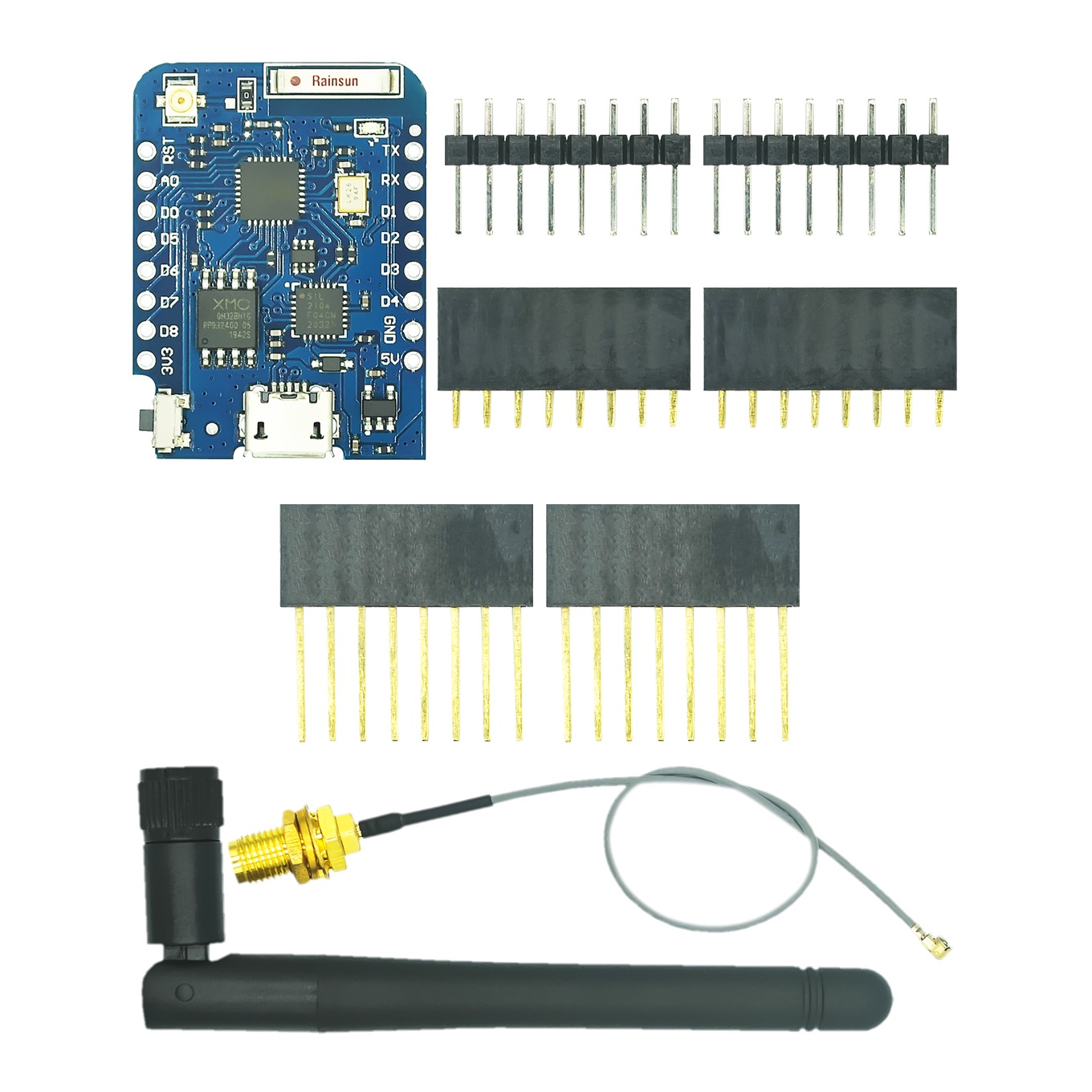WEMOS D1 미니 프로 외부 안테나 커넥터, Nod - D1 Mini Pro 리뷰 및 가격