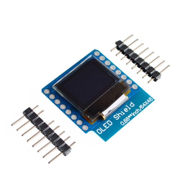 0.66인치 OLED LED LCD 디스플레이 쉴드 W - Wemos D1 Mini 리뷰 및 가격