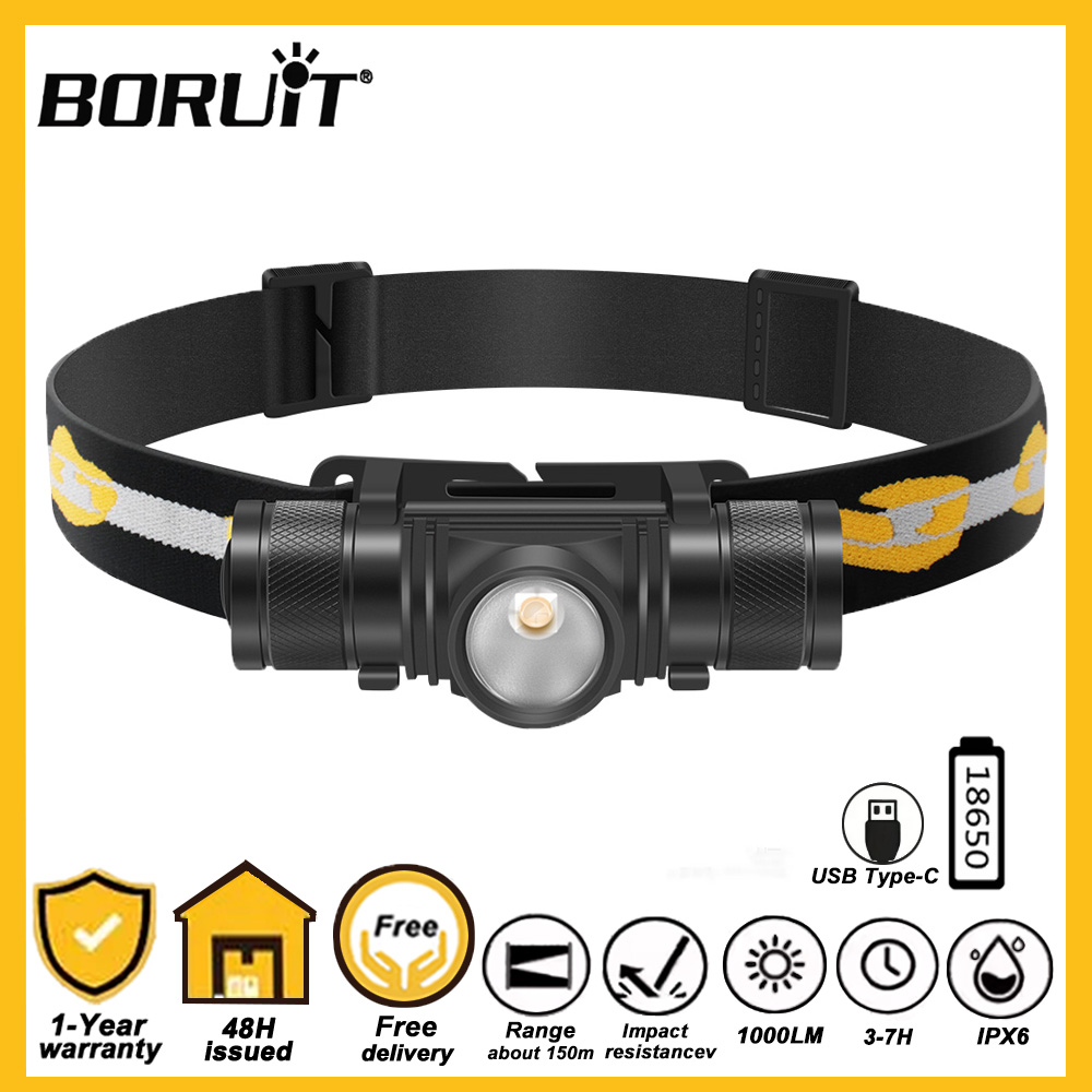 BORUiT D10 LED 헤드램프 18650 배터리, - Lolin D32 리뷰 및 가격