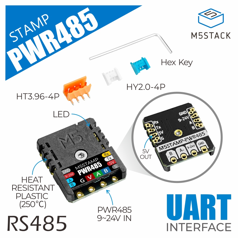 M5Stack 공식 M5 스탬프 RS485 모듈 - M5Stack 리뷰 및 가격