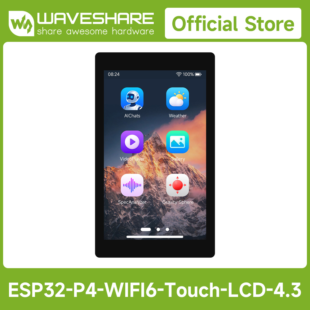 Waveshare ESP32-P4-WIFI6 4.3인치 - Doit Esp32 리뷰 및 가격
